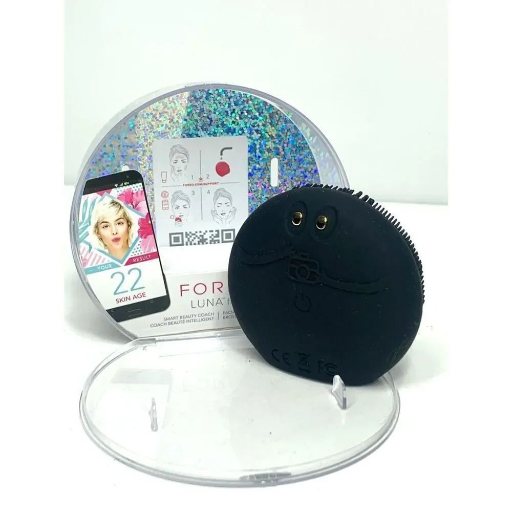 Foreo Luna Fofo 2 in 1 Smart Facial Cleansing Brush & Massager Midnight New